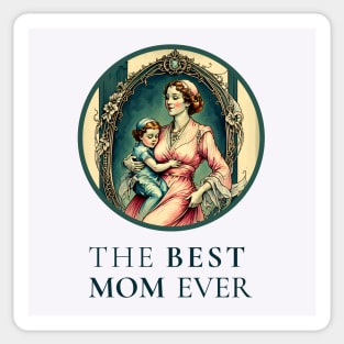 International Women’s Day march 2023. THE BEST MOM EVER FINE ART VINTAGE STYLE OLD TIMES. Sticker